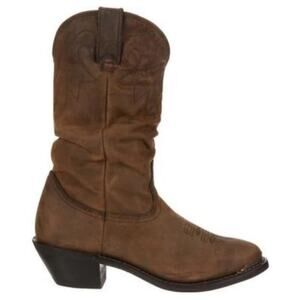 Durango® Women's Distressed Tan Slouch Western Boot
